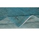Teal Blue Area Rug for Modern Interiors, Handmade in Turkey