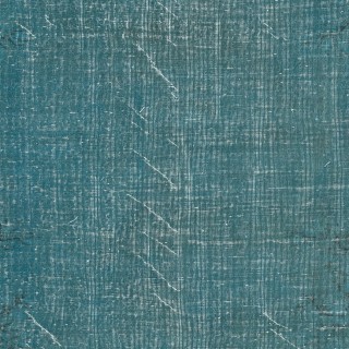 Teal Blue Area Rug for Modern Interiors, Handmade in Turkey