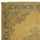 Vintage Farmhouse Decor Area Rug. Rustic Handmade Turkish Carpet