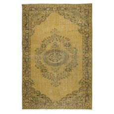 Vintage Farmhouse Decor Area Rug. Rustic Handmade Turkish Carpet