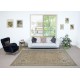 Vintage Turkish Wool Area Rug in Muted Colors, One-of-a-kind Handmade Large Carpet