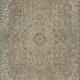 Vintage Turkish Wool Area Rug in Muted Colors, One-of-a-kind Handmade Large Carpet