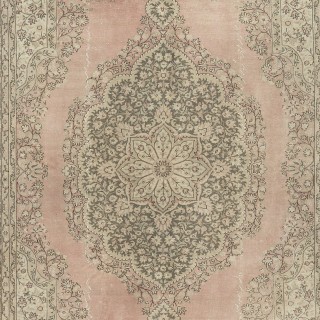 One of a kind Handmade Turkish Area Rug, Traditional Vintage Carpet
