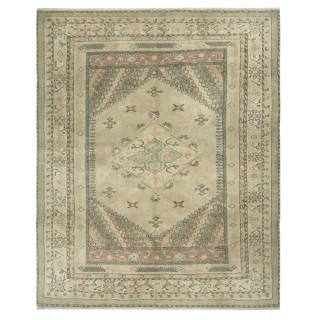 West Anatolian Manisa Kula Rug, Vintage Handmade Area Rug