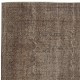 Handmade Anti-bacterial Wool Area Rug. Brown Color Hand Knotted Turkish Rug