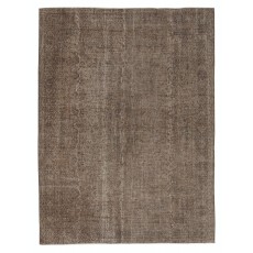 Handmade Anti-bacterial Wool Area Rug. Brown Color Hand Knotted Turkish Rug