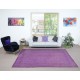 Modern Purple Color Area Rug, Handmade Turkish Carpet, Bohemian Home Decor