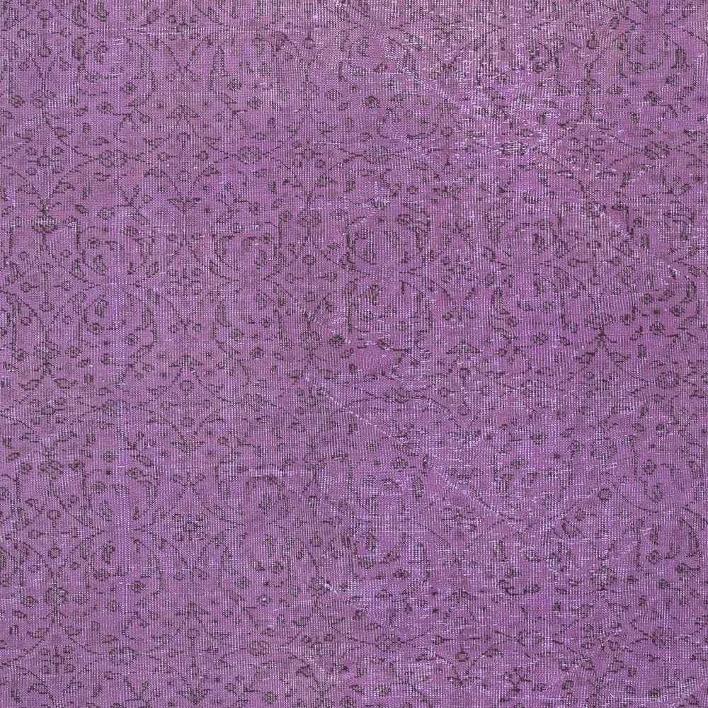 Modern Purple Color Area Rug, Handmade Turkish Carpet, Bohemian Home Decor