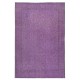 Modern Purple Color Area Rug, Handmade Turkish Carpet, Bohemian Home Decor