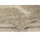 One of a kind Vintage Beige Turkish Rug. Handmade Sun Faded Carpet