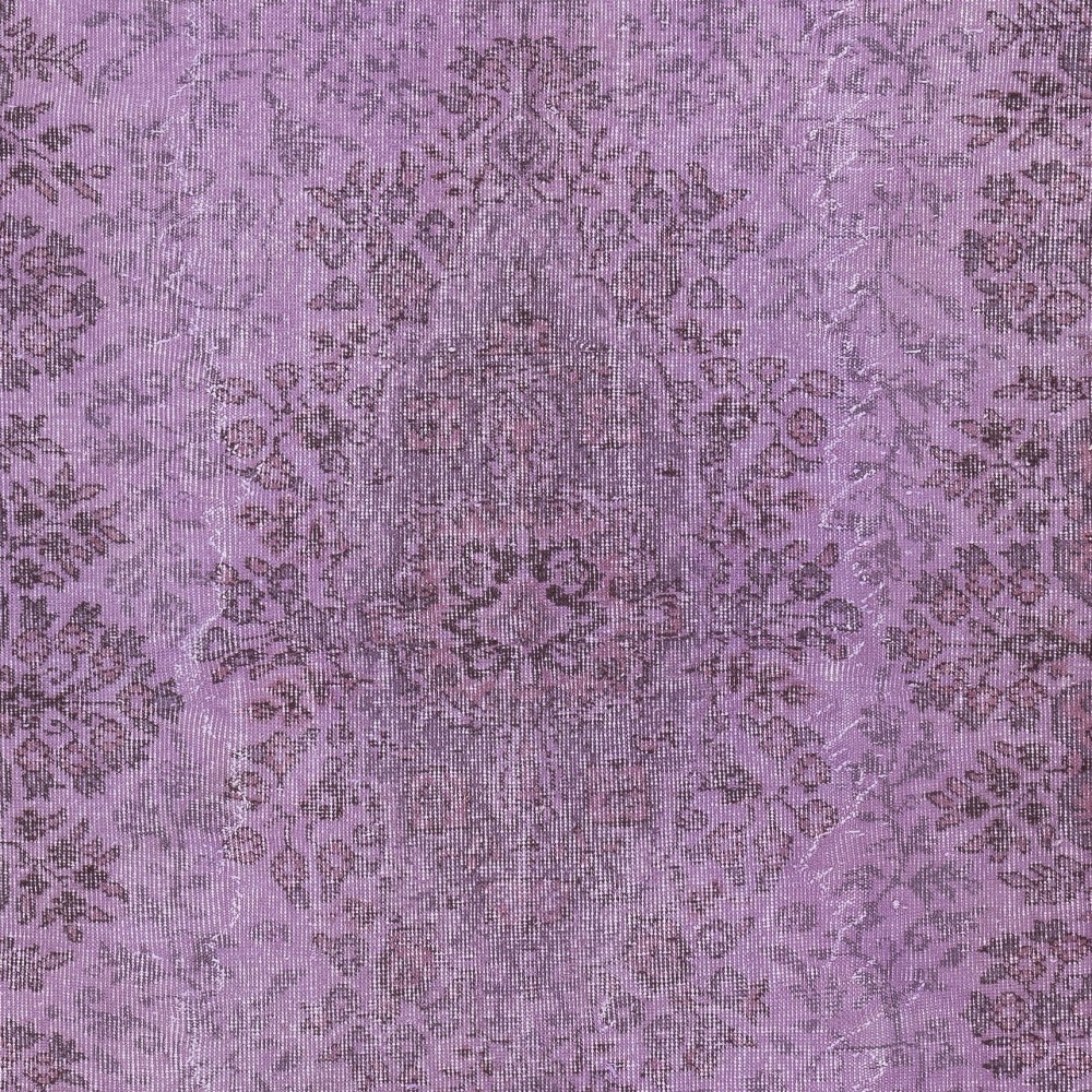 Purple Color Handmade Large Area Rug from Turkey, Great 4 Modern Interiors