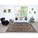 Vintage Turkish Wool Area Rug. One of a kind Handmade Carpet