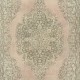 One-of-a-pair Vintage Area Rug with Medallion Design. Handmade Turkish Carpet