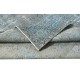 Contemporary Wool Area Rug in Blue Color. Hand-Knotted in Turkey