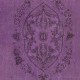 Modern Purple Color Area Rug, Handmade Turkish Carpet, Bohemian Home Decor
