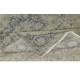 Decorative Hand Knotted Turkish Wool Area Rug in Green Color