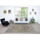 Vintage Handmade Wool Area Rug. One of a kind Medallion Design Turkish Carpet