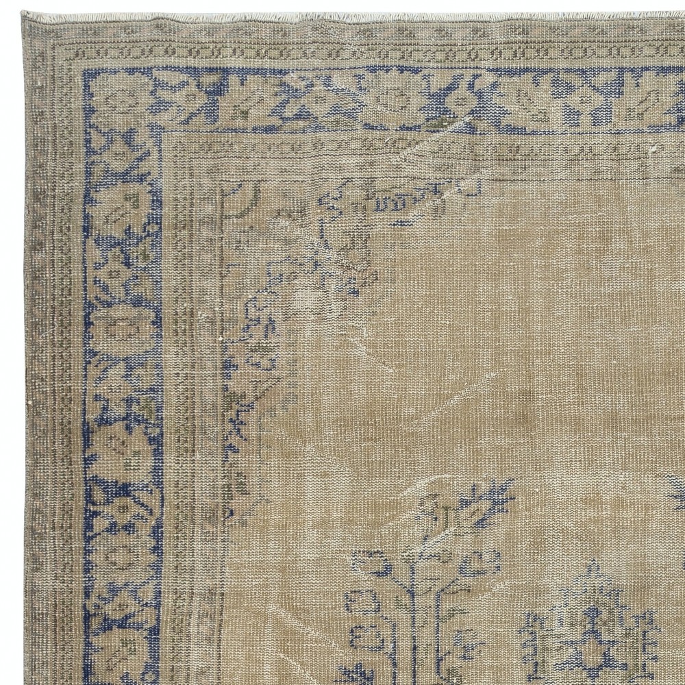 Vintage Handmade Turkish Rug for Rustic, Country and Farmhouse Decor