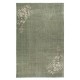 Chinese Art Deco Inspired Vintage Handmade Area Rug in Green Color