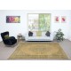 Vintage Turkish Area Rug for Living Room. Handmade Sun Faded Carpet for Farmhouse Decor