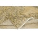 Vintage Turkish Area Rug for Living Room. Handmade Sun Faded Carpet for Farmhouse Decor
