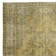 Vintage Handmade Area Rug for Living Room. Sun Faded Turkish Carpet for Rustic & Farmhouse Decor