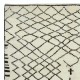 Modern Moroccan Tulu Rug, 100% Natural Wool, Beni Ourain Carpet