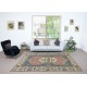 Vintage Hand Knotted Turkish Area Rug, 100% Wool