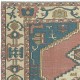 Vintage Hand Knotted Turkish Area Rug, 100% Wool