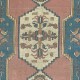 Vintage Hand Knotted Turkish Area Rug, 100% Wool