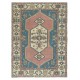 Vintage Hand Knotted Turkish Area Rug, 100% Wool
