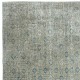 Vintage Handmade Floral Design Turkish Rug for Rustic, Country and Farmhouse Decor