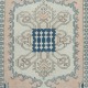 Decorative Vintage Handmade Turkish Area Rug, 100% Wool