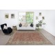 Vintage Handmade Soft Red Rug. One of a kind Floral Design Turkish Carpet
