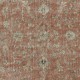 Vintage Handmade Soft Red Rug. One of a kind Floral Design Turkish Carpet