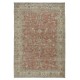 Vintage Handmade Soft Red Rug. One of a kind Floral Design Turkish Carpet