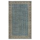 Vintage Handmade Turkish Wool Area Rug. Traditional One of a kind Large Carpet