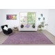 Modern Large Area Rug in Purple, Hand-Made in Turkey, Anti-bacterial Carpet