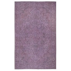 Modern Large Area Rug in Purple, Hand-Made in Turkey, Anti-bacterial Carpet