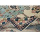 Vintage Handmade Geometric Patterned Turkish Area Rug, 100% Wool