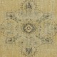 Vintage Country and Farmhouse Decor Area Rug. Rustic Handmade Turkish Carpet