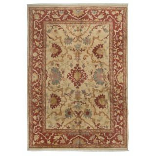 Vintage Handmade Turkish Oushak Rug. 100% Wool. Excellent Condition