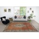 Vintage Handmade Red Rug. One of a kind Wool Turkish Carpet