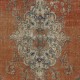 Vintage Handmade Red Rug. One of a kind Wool Turkish Carpet