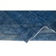 Handmade Navy Blue Area Rug for Living Room, Modern Turkish Large Carpet for Dining Room