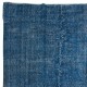Handmade Navy Blue Area Rug for Living Room, Modern Turkish Large Carpet for Dining Room