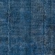 Handmade Navy Blue Area Rug for Living Room, Modern Turkish Large Carpet for Dining Room