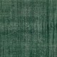 Contemporary Handmade Turkish Wool Area Rug in Solid Dark Green Color