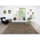 Unique Brown Handmade Turkish Area Rug for Home and Office Decor