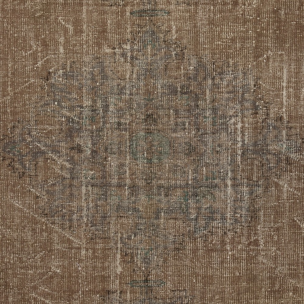 Unique Brown Handmade Turkish Area Rug for Home and Office Decor